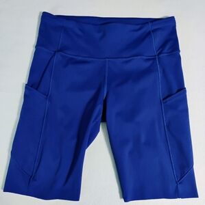 Lululemon Women's Sz 10 Blue 7 Pocket Shorts